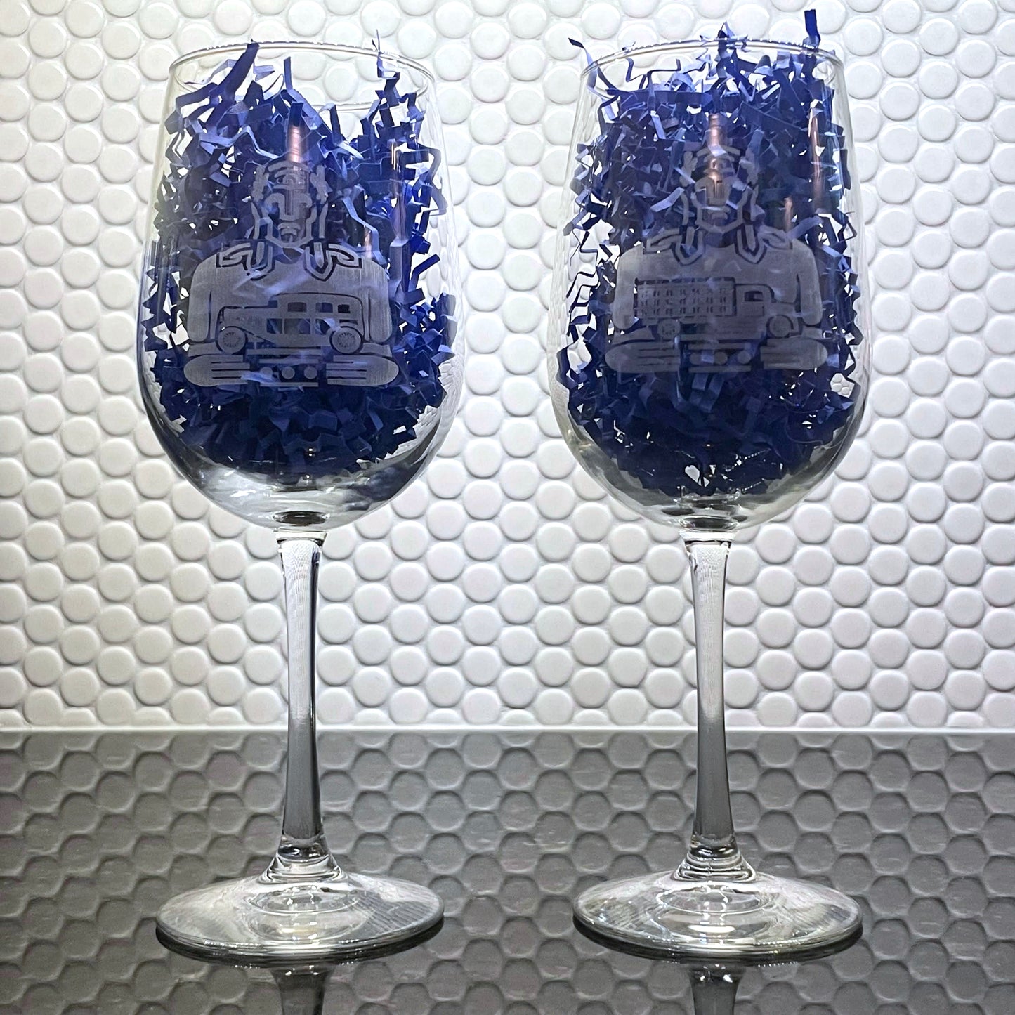 Cleveland Guardian Wine Glass, Automobile (SW)