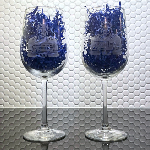 Cleveland Guardian Wine Glass, Automobile (SW)