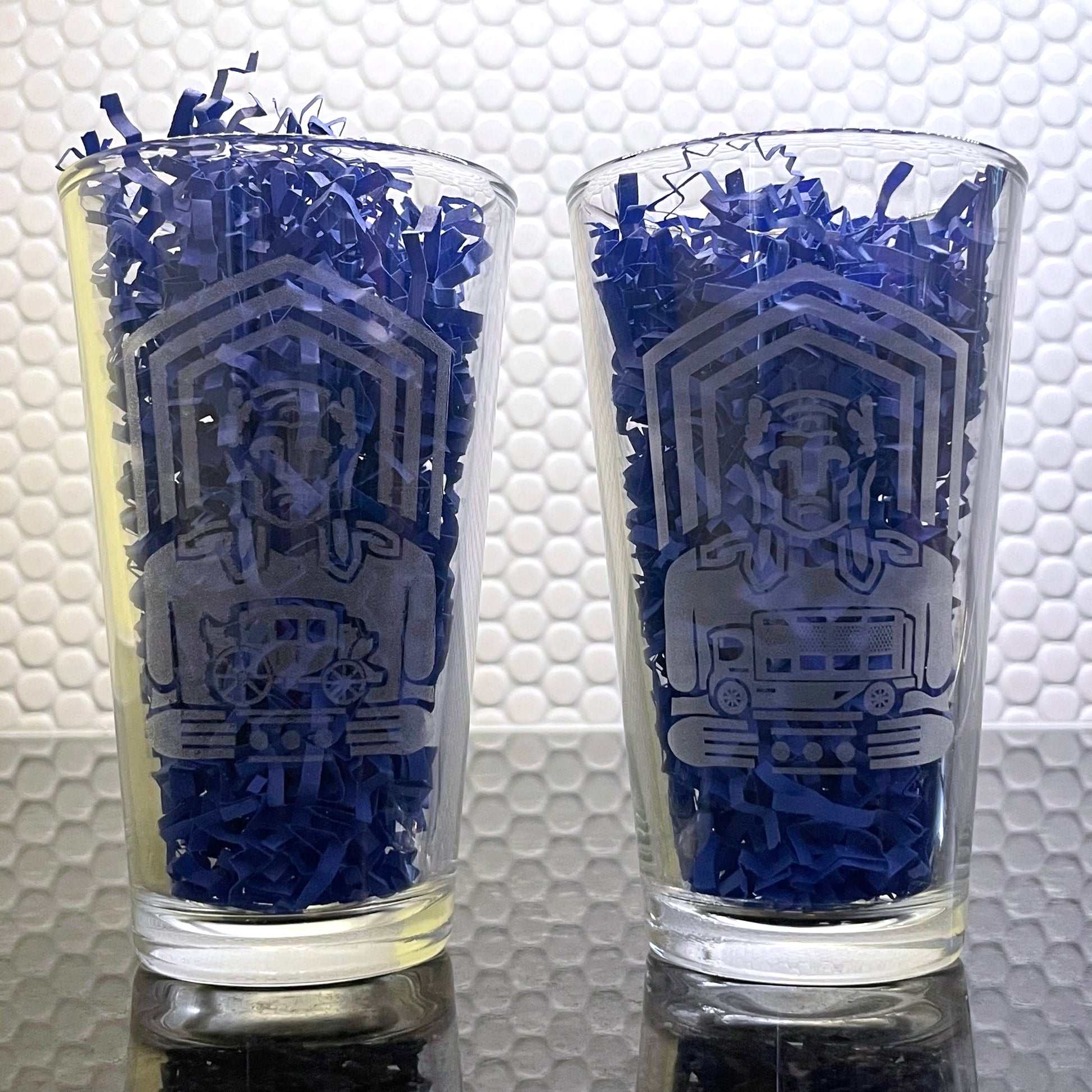 Guardian Beer Can Glass